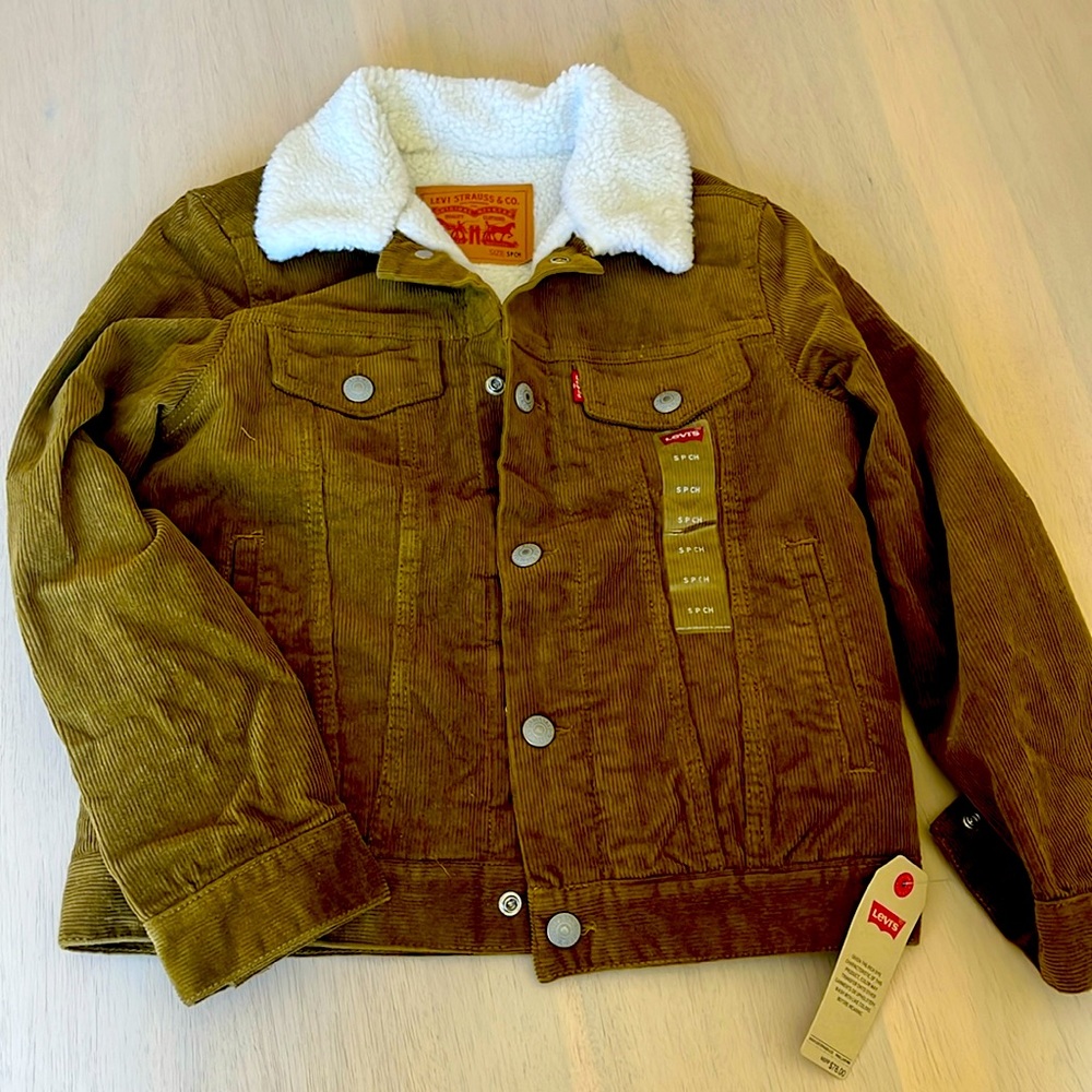 Brand new Levi’s corduroy Sherpa jacket